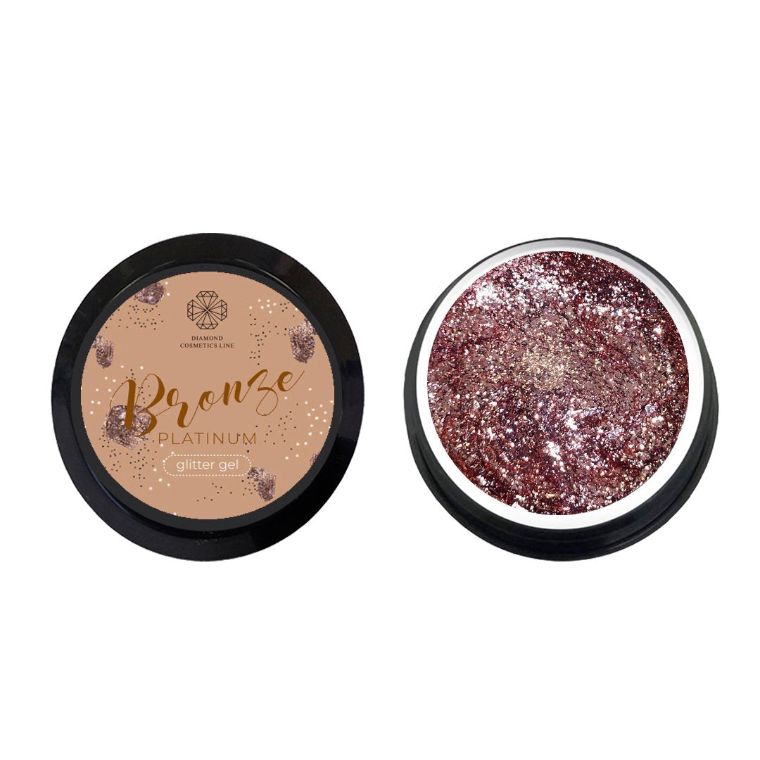 Spīdīgs gēls “Bronze platinum” 5 ml