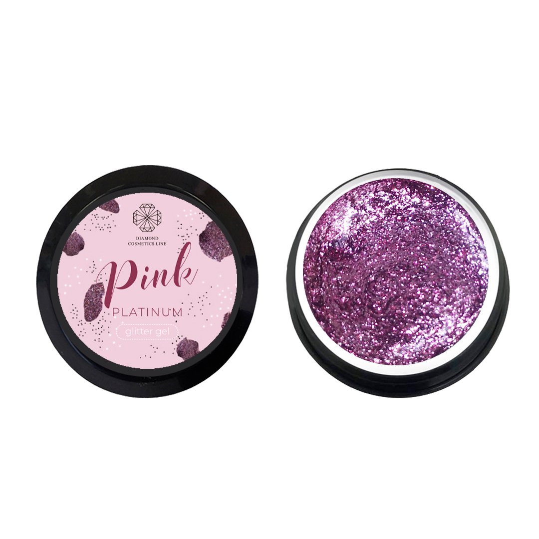 Spīdīgs gēls “Pink platinum” 5 ml