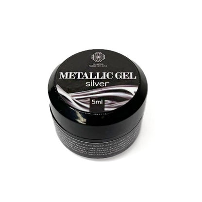 Metālisks gēls "Silver" 5 ml