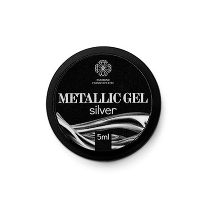 Metālisks gēls "Silver" 5 ml